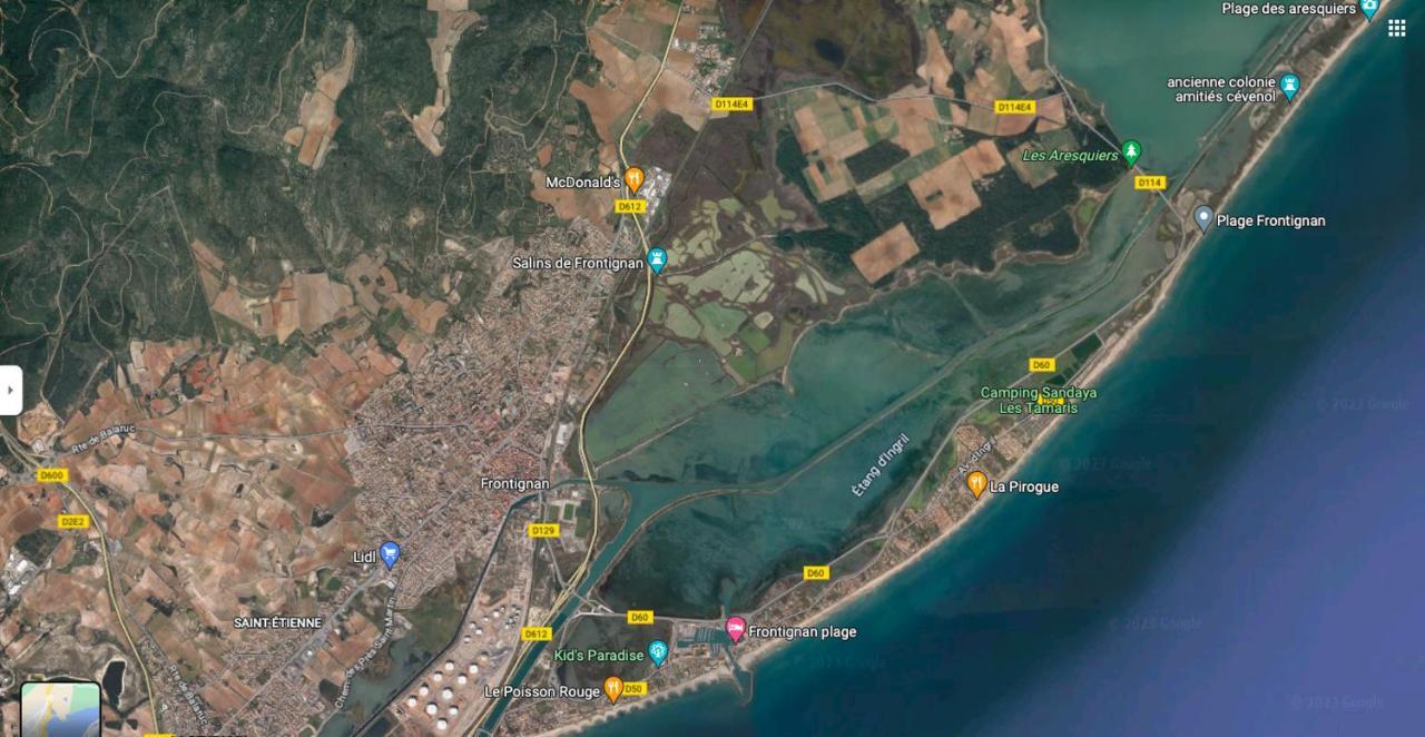 La Perle Bleue, 100 M De La Plage, Parking, Wifi Frontignan Exterior photo